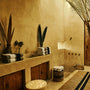 Medium Jute Basket In Natural/Charcoal Stripe | James Perse Los Angeles