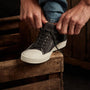 Cotton Linen Vulcanized Sneaker Mens In Squid | James Perse Los Angeles