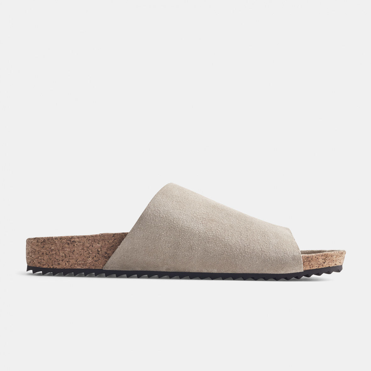 Velcro Suede Slide  Womens In Earth | James Perse Los Angeles