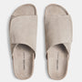 Velcro Suede Slide  Womens In Earth | James Perse Los Angeles