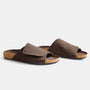 Velcro Suede Slide  Womens In Root | James Perse Los Angeles