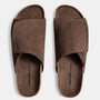 Velcro Suede Slide  Womens In Root | James Perse Los Angeles