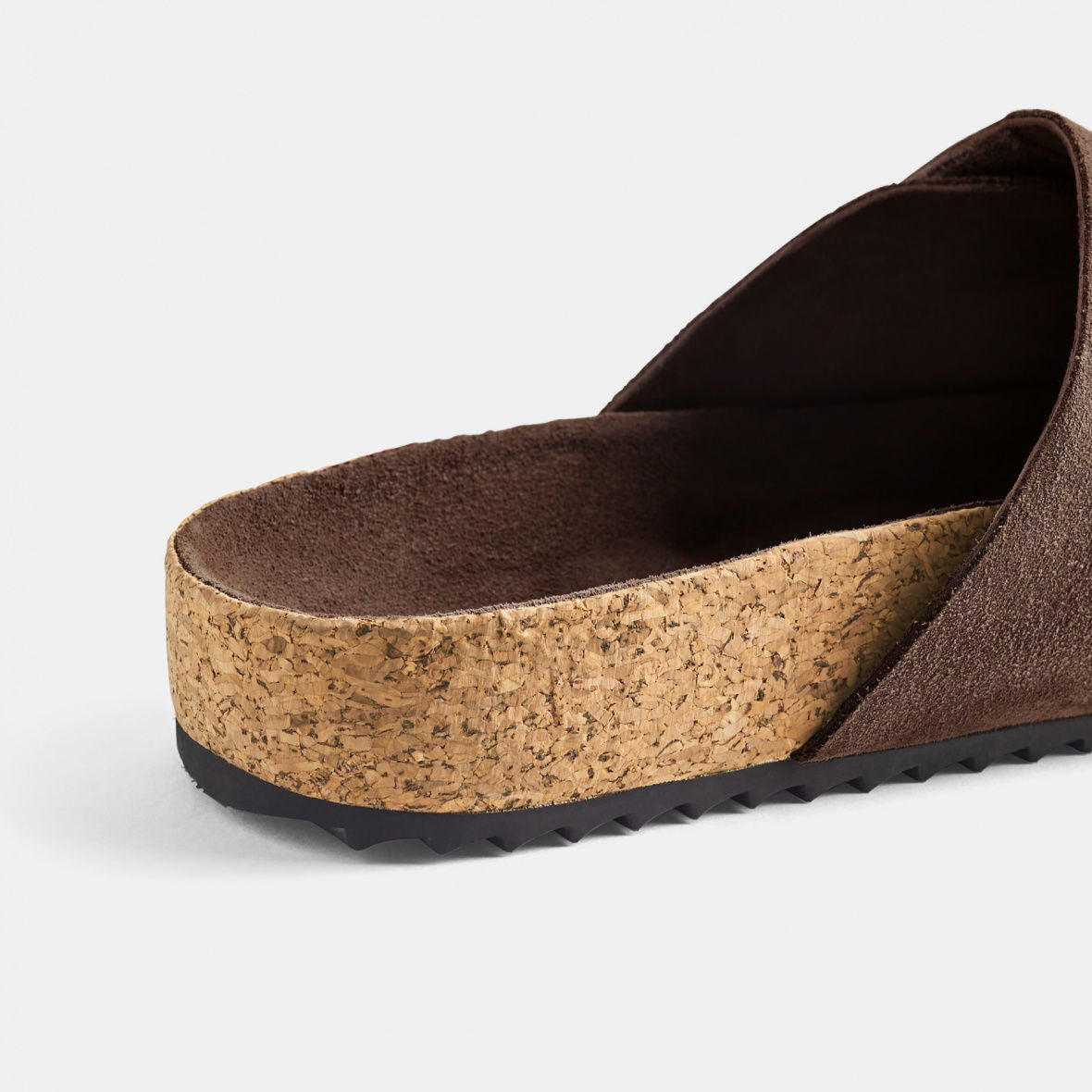 Velcro Suede Slide  Womens In Root | James Perse Los Angeles