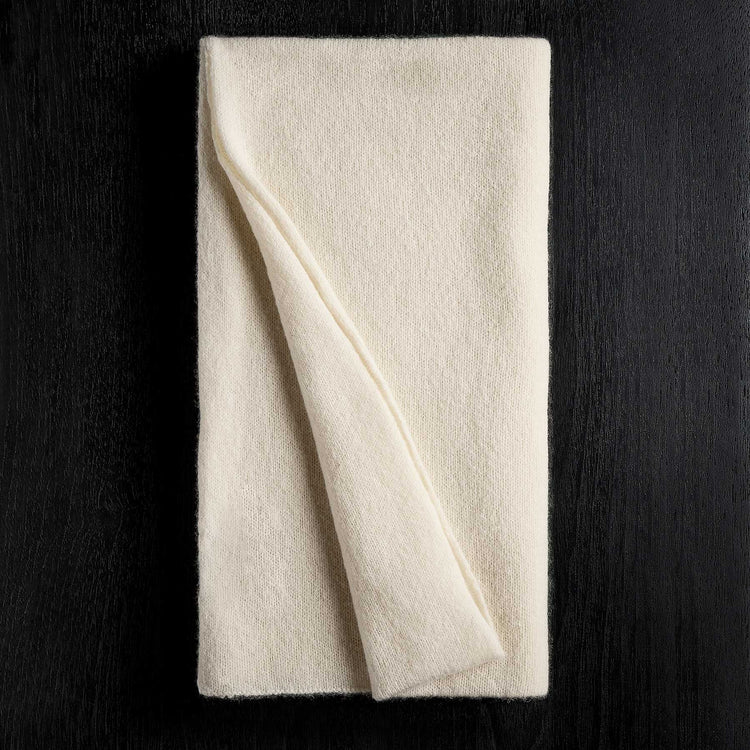 Cashmere Beanie & Scarf Set - Ivory