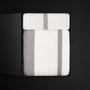 Striped Cashmere Home Gift Set In Taupe Melange/White | James Perse Los Angeles