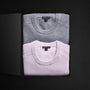 Men's Recycled Cashmere Sweater Gift Set in Storm/Thistle | James Perse Los Angeles