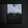 Men's Mid Gauge Cashmere Sweatshirt Gift Set in Atlantic/Black | James Perse Los Angeles