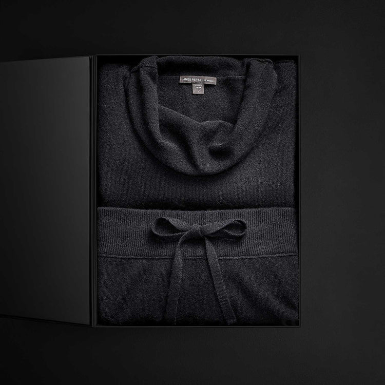 Women's Cashmere Gift Set in Black | James Perse Los Angeles