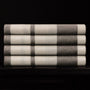 Striped Cashmere Home Gift Set In Taupe Melange/White | James Perse Los Angeles