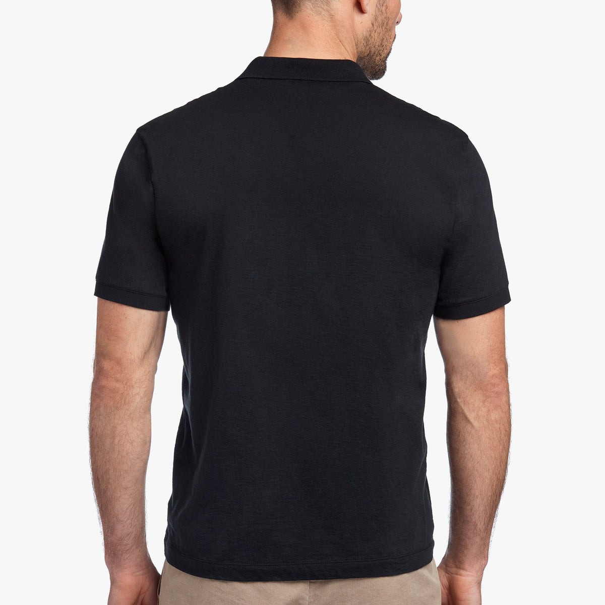 3 Pack Luxe Lotus Jersey Polo - Black