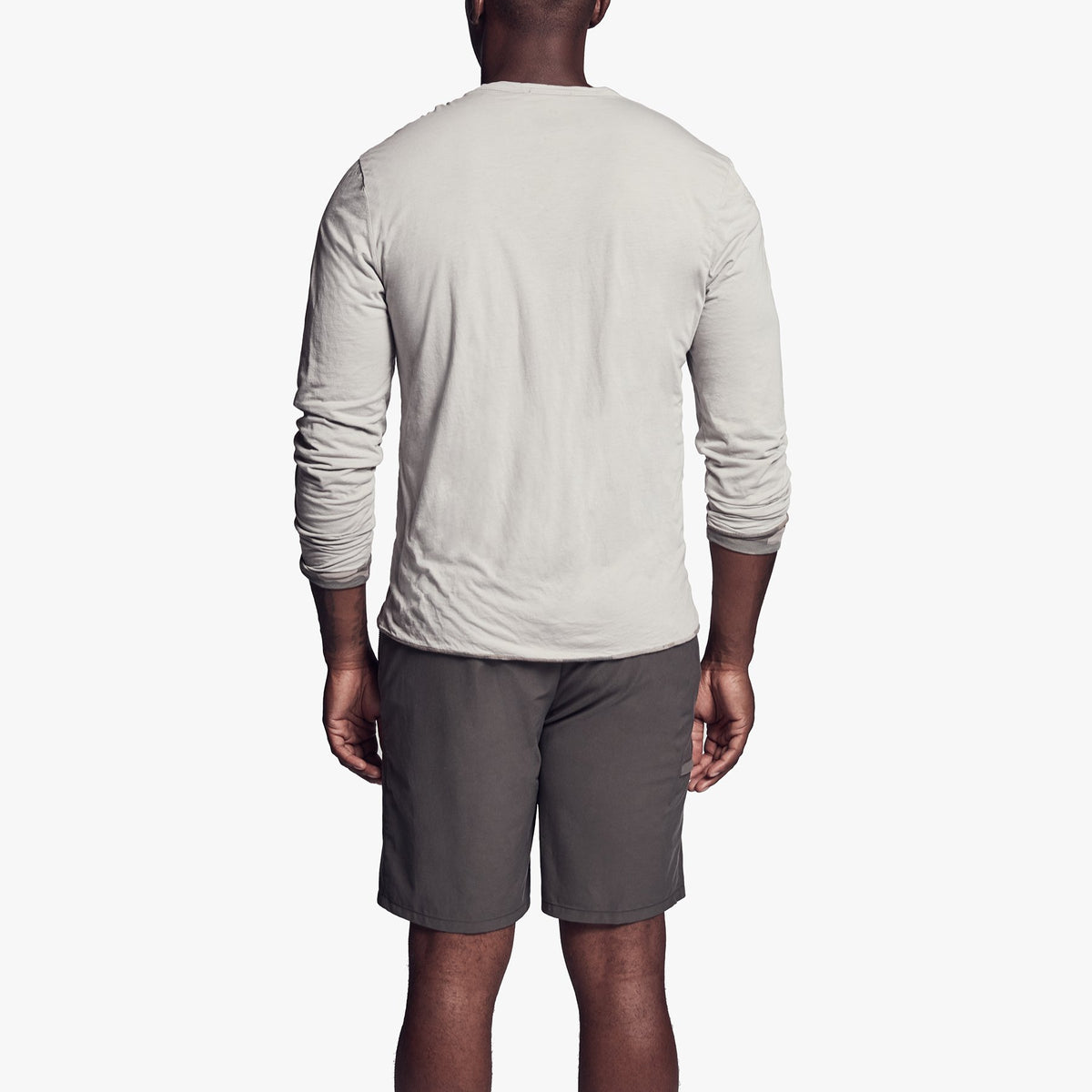 Double Layer Camo Lined Crew - Silver Grey/Silver Grey Camo