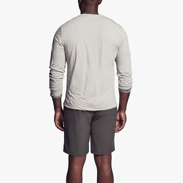 Double Layer Camo Lined Crew - Silver Grey/Silver Grey Camo