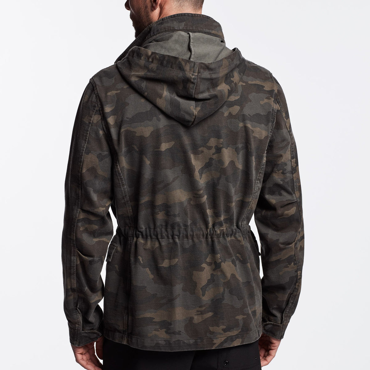 Rigid Jersey Camo Jacket - Forest Camo