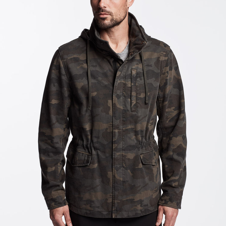 Rigid Jersey Camo Jacket - Forest Camo