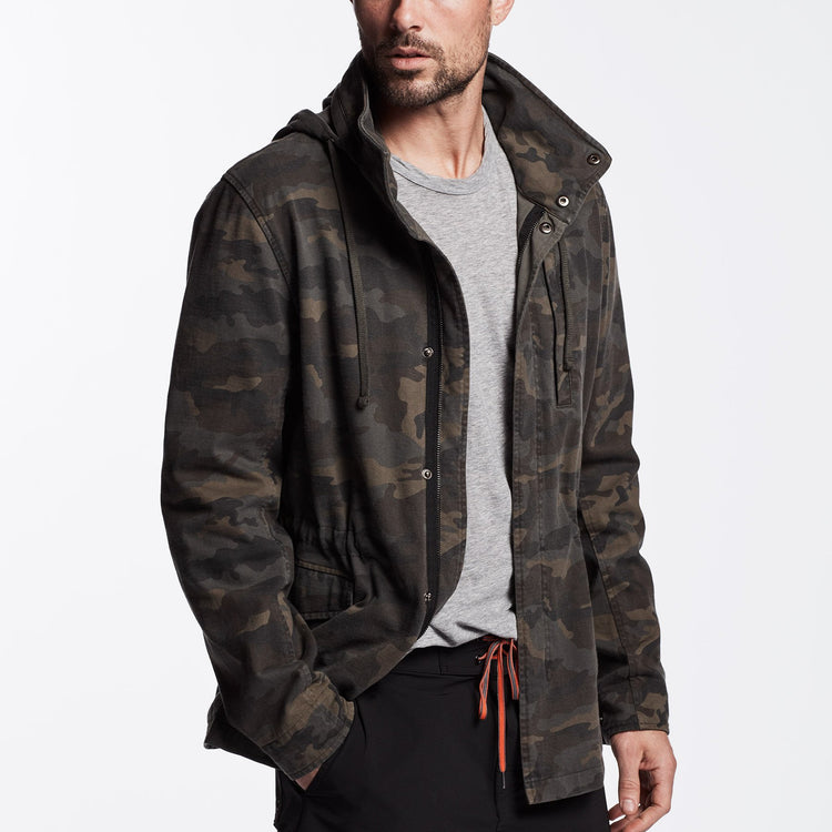 Rigid Jersey Camo Jacket - Forest Camo