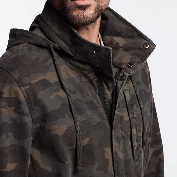 Rigid Jersey Camo Jacket - Forest Camo