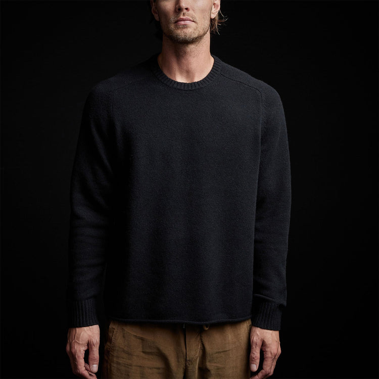 Men's Recycled Cashmere Sweater Gift Set in Black/Cobalt | James Perse Los Angeles