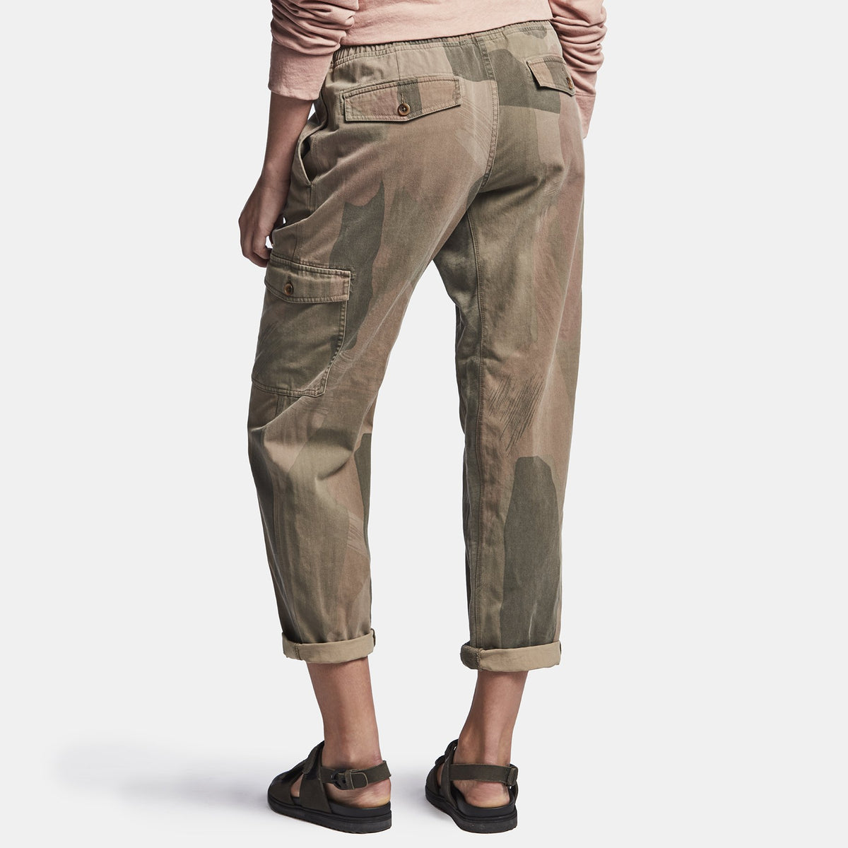 Camo Cargo Pant - Brown Combo