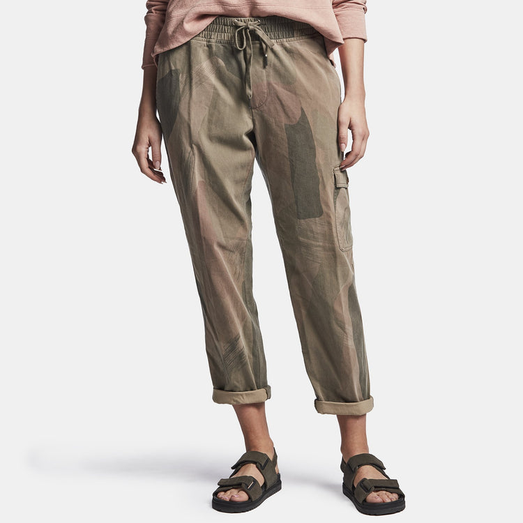 Camo Cargo Pant - Brown Combo