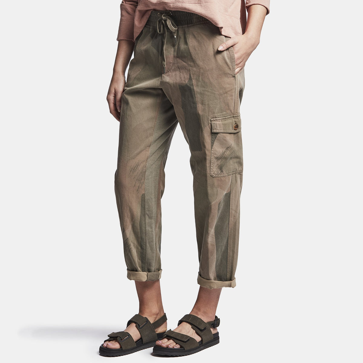 Camo Cargo Pant - Brown Combo