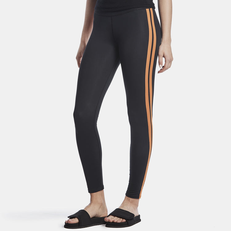 Y/OSEMITE Double Stripe Legging - Black/Industrial Orange