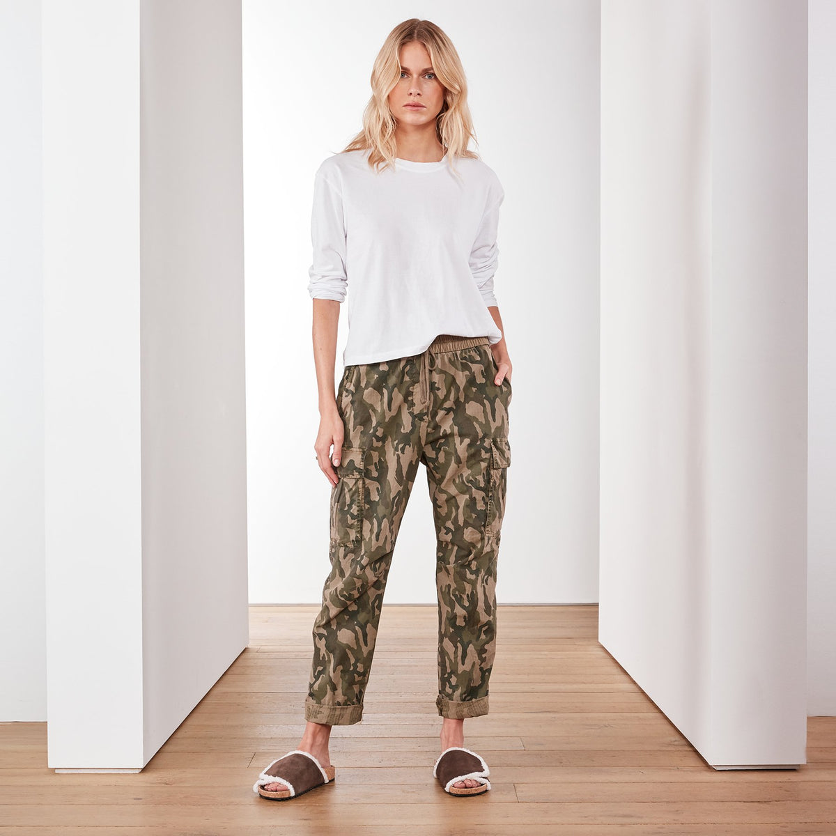 Ripstop Camo Cargo Pant - Sandstorm
